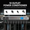 MICNAUX Rack Mount Power Conditioner 20A Sequencer for Audio Equipment,