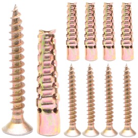 ISDVBUY 20 PCS Heavy Duty Steel Wall Anchor, Loose Hinge Hole Repair Kit Steel Stripped Anchor, Ideal Metal Anchor for Hollow-Wall Wooden Concrete Wall