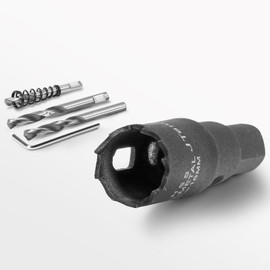5/8 Inch Hole Saw with 9.1mm Triangle Shank Arbor, JTemgle Bi-Metal Hole Saw Heavy Duty Hole Cutting Tool for Cornhole Boards, Recessed Lights, Wood, Plastic, Drywall & Soft Metal