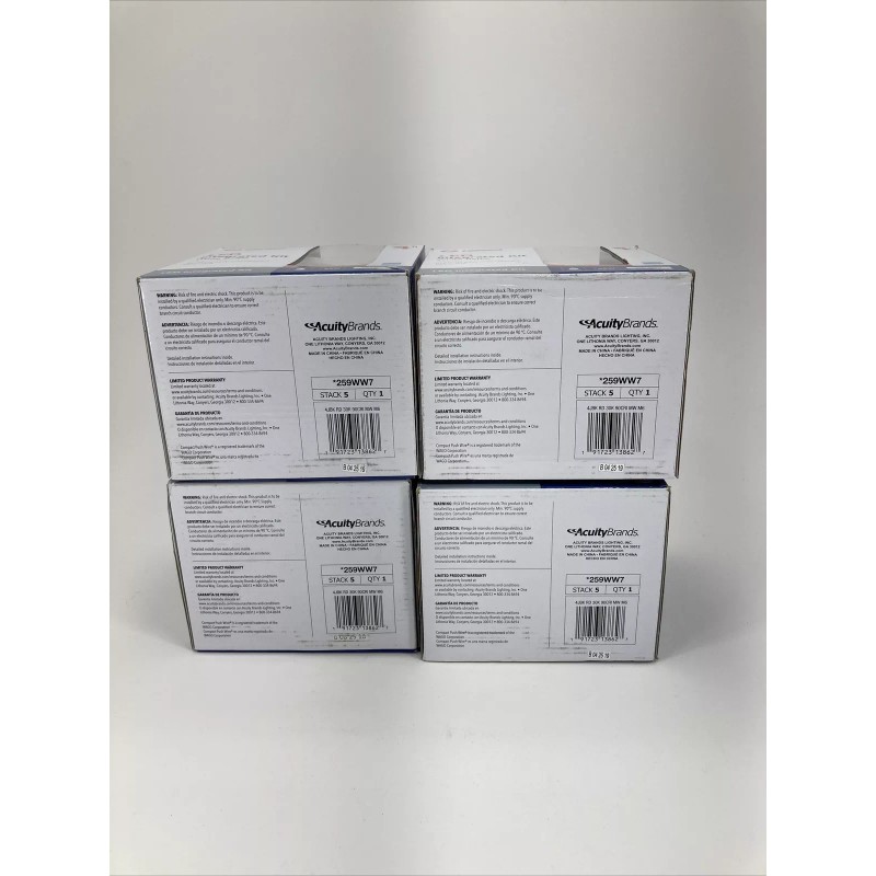 Lithonia Lighting 4 " White Recessed Integrated Baffle LED Light