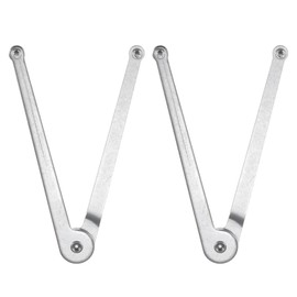 HARFINGTON 2pcs Adjustable Rotary Tool Pin Spanner 4mm Thickness Lock Nut Replacement Wrench Spanners