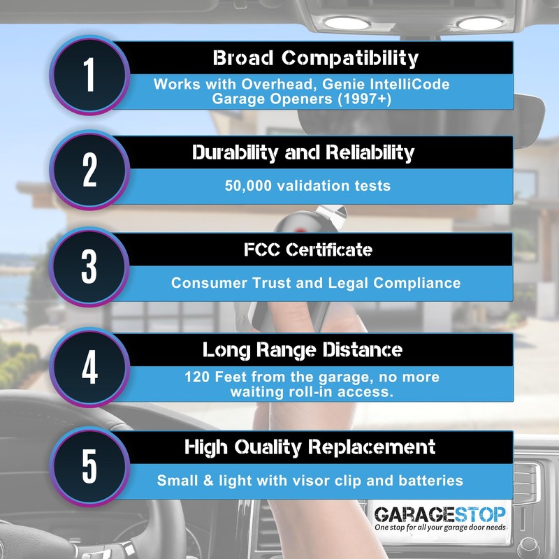 Garage Stop 2X for Genie ACSCTG Type 1 Replacement 1-Button