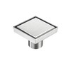 Neodrain 4-Inch Square Shower Drain with Removable Tile Insert Grate,Brushed