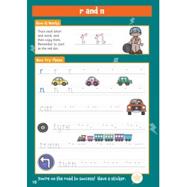 10 Minutes a Day Handwriting for Ages 5-7 (with over 100 stickers) (CGP KS1 Activity Books and Cards)