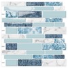 DEWOO Peel and Stick on Self Adhesive Backsplash Wall Marble