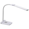 OHM DS-LS36C-W 06-3839 LED Desk Lamp, White, Desk Light, Learning