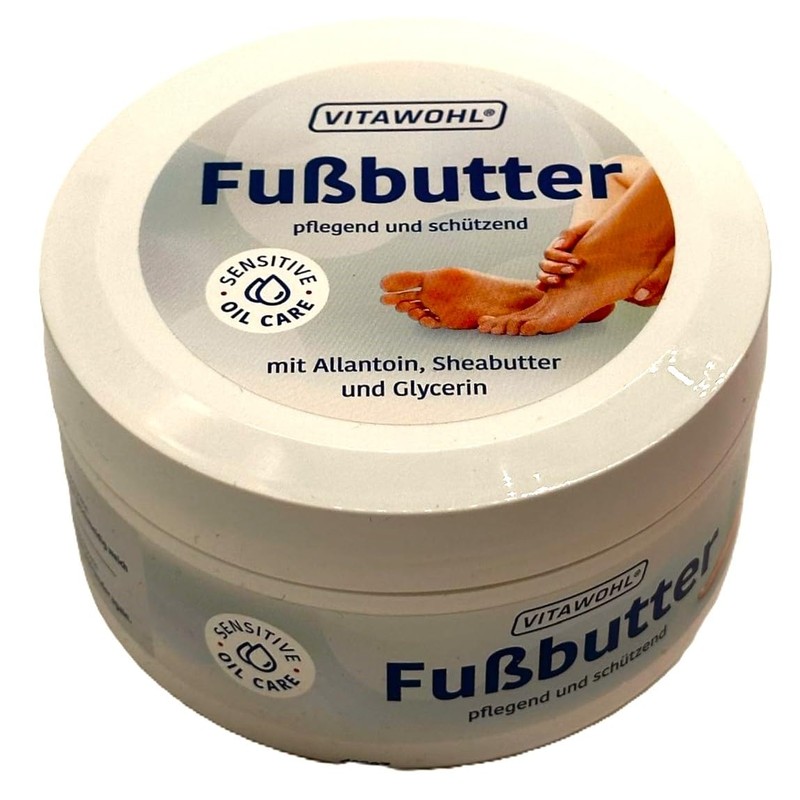 Vitawohl Foot Butter with Allantoin, Shea Butter and Glycerine 2