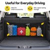 Car Trunk Mesh Organizer for Vehicle Storage – 23.62 x