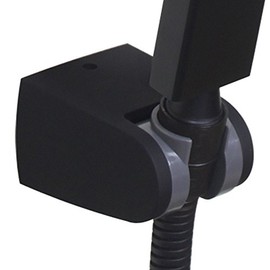 Skybath Black Adjustable ABS Shower Holder Wall Mounted for Hand Held Shower Head Set
