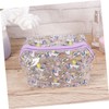 OHPHCALL Travel-Friendly Unicorn PVC Bag Makeup Storage Organizer Easy-Clean Space-Saving