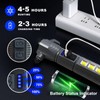 GEEBONFLUGENS Black Emergency Car Flashlight - 2000 Lumen Dual Light