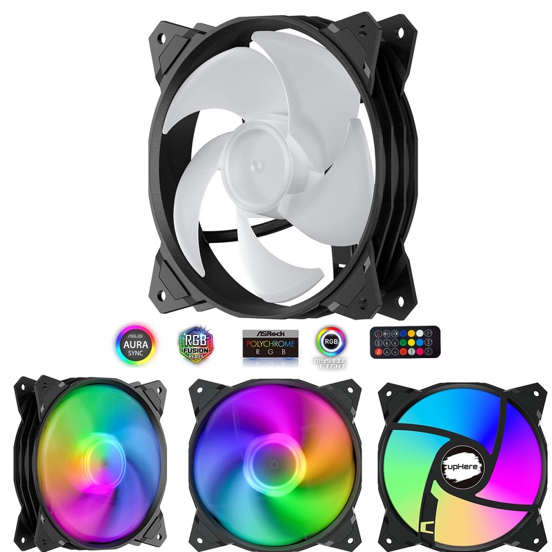 Novonest PC Case Fan 120mm Silent ARGB Fan High Performance