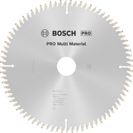 Bosch 1x PRO Multi Material Circular Saw Blade for Corded Mitre Saws (for Aluminium, Plastics, Ø mm, Professional Accessory Mitre Circular Saw)