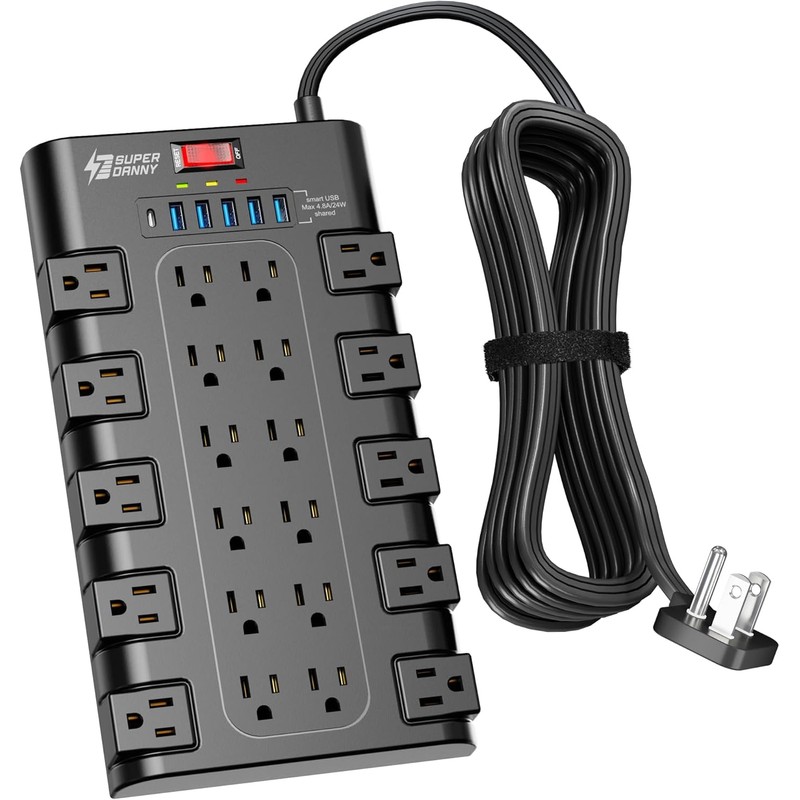 Tira de alimentación 28 en 1 SUPERDANNY QR2260-U – 22