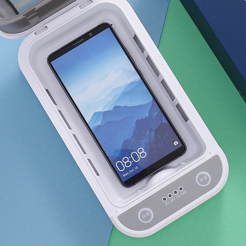 Cell Phone Cleaner Box UVC Light Cleaner Box Multifunctional Cleaner