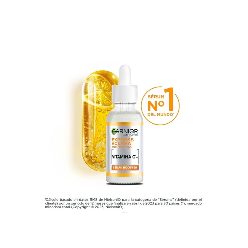 Sérum facial Garnier skin active express aclara anti-manchas 30 ml