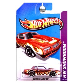 2013 Hot Wheels HW Showroom 1986 Monte Carlo SS Red Flames