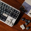 KBDiy Apollo PBT Double Shot Keycap Set,176 Keys Grey Custom