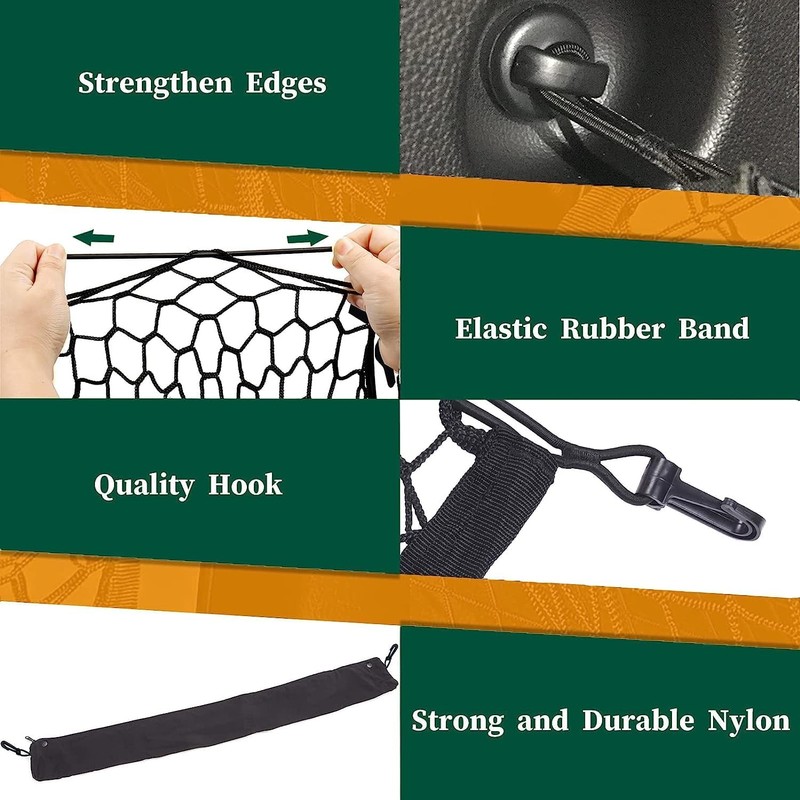Envelope Style Upgraded Cargo Net Compatible with Hyundai Palisade Upgraded