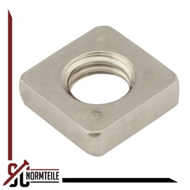 Square Nuts (Low Shape) - M3 - (Pack of 100) - DIN 562 - Stainless Steel A2 (V2A) - Insert Nut - SC562 | SC-Normteile®