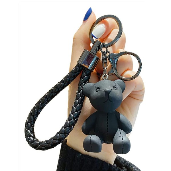 Yaihsuy Bear Resin Keychain Bear Key Ring Bag Charm for