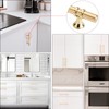 Rergy 5 Pack Brushed Brass Cabinet Pulls Gold Cabinet Pulls