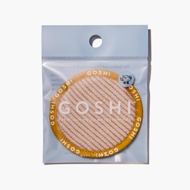 GOSHI Exfoliating Complexion Pads - Reusable, Rapid-Drying, Soft Exfoliating Face Scrubber for All Skin Types - Yellow - Made in Japan