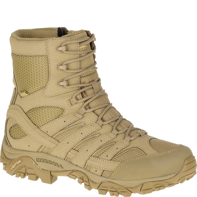 Merrell Men's Moab 2 Mid 8" Tactical Waterproof Military Boot,