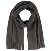 CMP - Unisex Fleece Scarf 23x150 Cm, Coal Mel., U