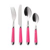 Premier Housewares Brasserie Cutlery Set, 16 Piece - Hot Pink