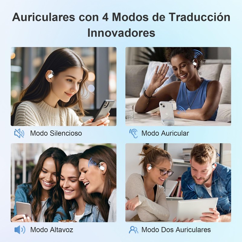 Dolisbie Auriculares de Traducción de Lenguaje AI, Language Translator en