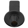 Hapivida Square Angle Stop Valve, G1/2" Brass Matte Black Shut