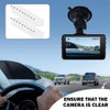 18PCS Dash cam Screen Reflective Stickers Transparent Dash cam Stickers,