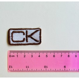 Contemporary Fashion Sew On Patch Embroidered CK