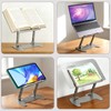 Book Stand for Reading, Adjustable Metal Laptop Stand for Desk