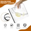 Cereal Containers Storage Set (4L / 135.2oz), 4PCS Airtight Food