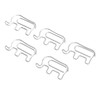 100pcs Paper Clip Cute Elephant Shaped Stainless Steel Paper Clip