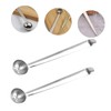 FELTECHELECTR 2pcs Olive Serving Spoon Stainless Steel Strainer with Drain