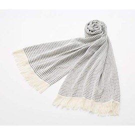 Miyazaki Towel, Imabari Shawl, Shimashima (Border), Blue