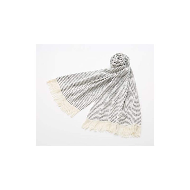 Miyazaki Towel, Imabari Shawl, Shimashima (Border), Blue