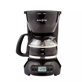 EUROSTAR CM720BT 4-Cup Programmable Coffeemaker, Black