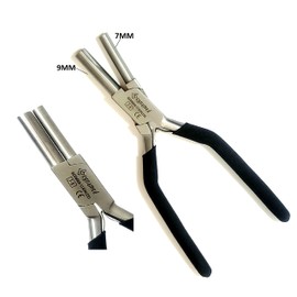 German Heavy Duty Bail Making Pliers,6 IN 1 Wire Looping Forming Pliers, BIG SIZE LOOPING PLIERS 13,16 & 20MM,SMALL LOOPING PLIER, 5, 7,10MM Anti Slip comfort grip handle