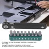 11Pcs Mini Screwdriver Set 1/4in Pocket Micro EDC Tool Ratchet