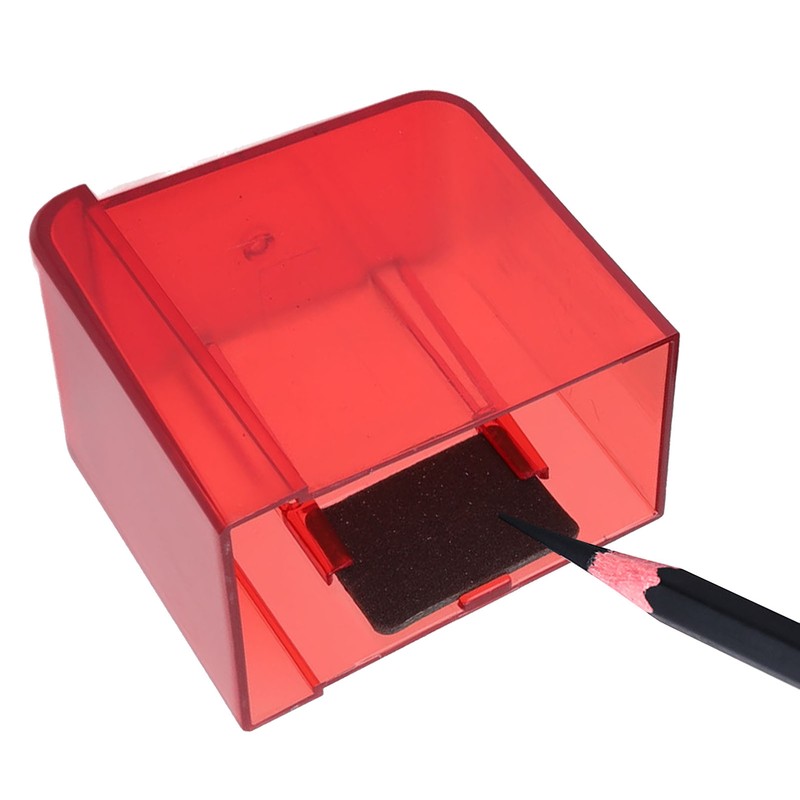 Pencil Sharpener Professional Red Exchangeable Tool Holder Regulable Thickness Automatic
