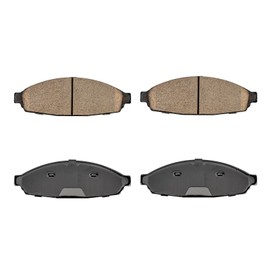 KAX D931 Front Ceramic Brake Pads Sets Fit For Mercury Grand Marquis 2003-2011, Lincoln Town Car 2003-2011, Ford Crown Victoria 2003-2011, Mercury Marauder 2003-2004, Automotive Replacement Brake Pads