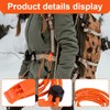 GXGM Pack of 3 with Reflective Rope, Whistle, Safety Whistle,
