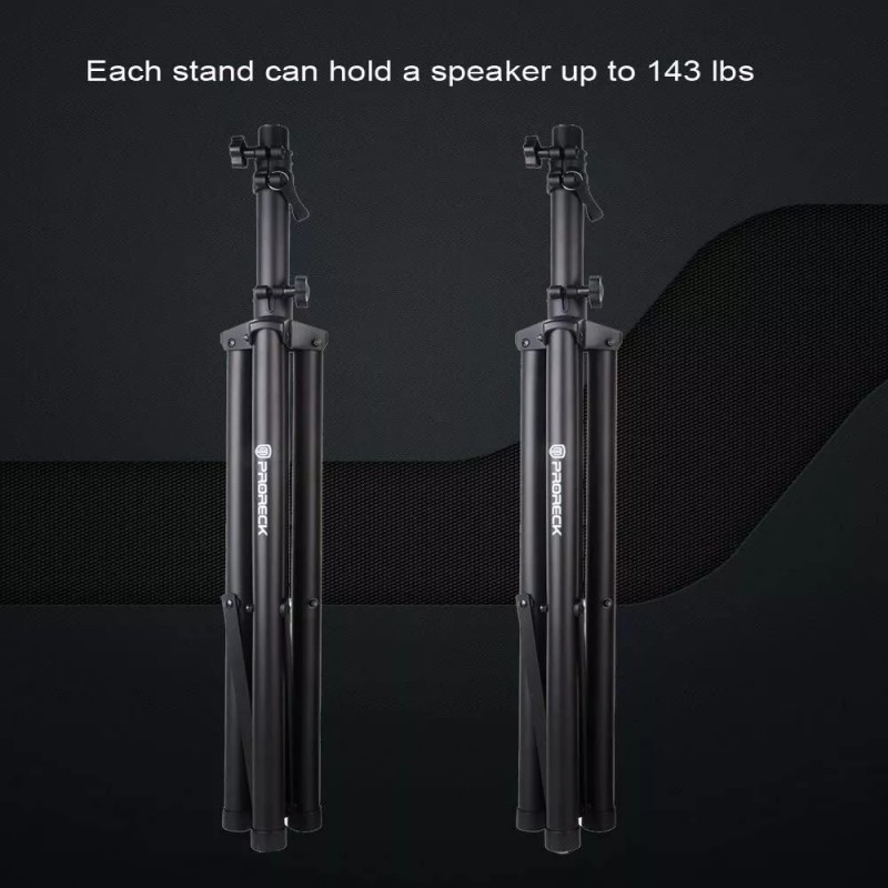 PRORECK PR-15 Tripod Stands pair for Dj/PA Speaker System Adjustable