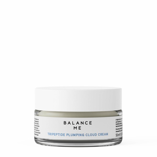 Balance Me Tripeptide Plumping Cloud Cream 50ml, 99.9% Natural Skincare,