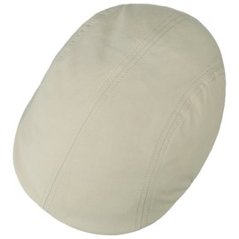 Mayser Prince Coolmax Sunblocker Flat Cap Peaked Cap Flat Cap Sun Cap Men's – Made in the EU with Peak, Lining Spring Summer Autumn Winter, light beige