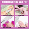 15 Pcs Professional Nail Files Double Sided Rectangule Shape Emery